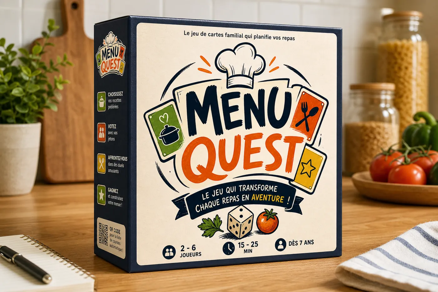 La boîte du jeu Menu Quest